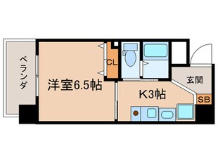 SWISS天王寺Ⅱの物件間取画像